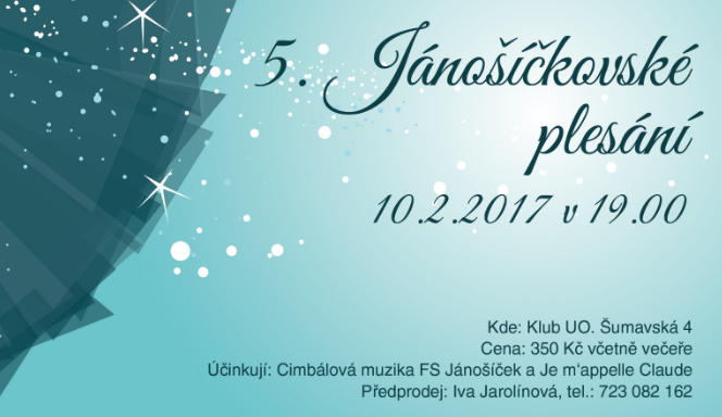 5. Jánošíčkovské plesání