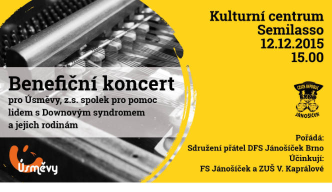 Benefiční koncert pro Úsměvy, z.s.